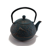 Golden Bluebird Cast Iron Teapot